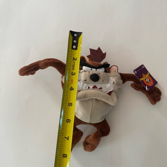 Looney Tunes Tasmanian devil stuffed plush toy - Picture 6 of 7